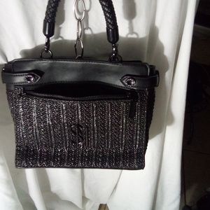 Steve Madden woven hand bag purse
